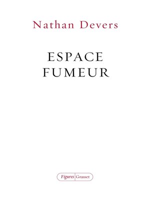 cover image of Espace fumeur